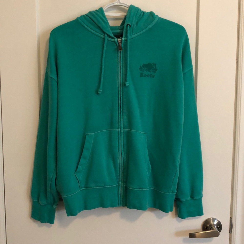 Green Roots Full Zip Hoody